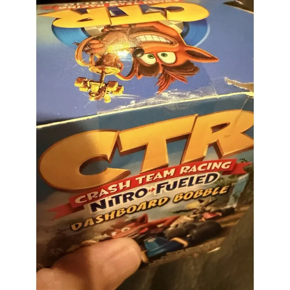CTR Crash Team Racing Nitro Fueled Dashboard Bobble Head NECA GameStop Promo